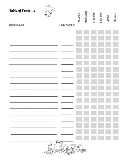 My Cookbook Recipe Binder for Kids- Collect 100 Recipes Plus Kitchen Safety Tips for Children-Recipe Journal to Write In 100 Recipes-Digital Download