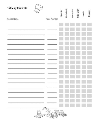 My Family Cookbook: The Blank Cookbook or Recipe Binder for collecting –  Kids Cooking Activities