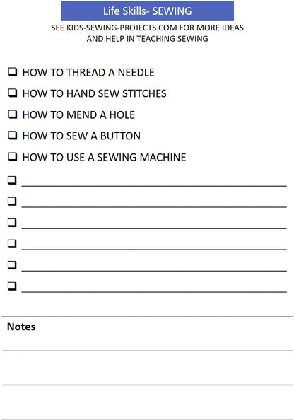 Teaching Life Skills Checklists and Resources-Digital Download