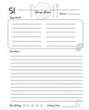 My Family Cookbook: The Blank Cookbook or Recipe Binder for collecting your family recipes- Recipe Journal to Write In 100 Recipes-Digital Download
