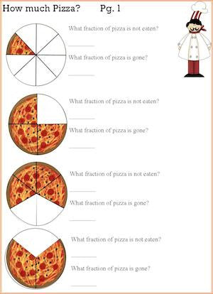 Pizza Math Paper Pizza Math