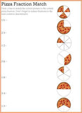 Pizza Fractions Math and Cooking Activity-Digital Download