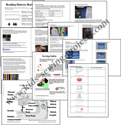 Learn to Sew Bundle Sewing Curriculum Set-Digital Download