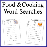 Fun with Food Cooking Theme 5 Book Bundle-Digital Download